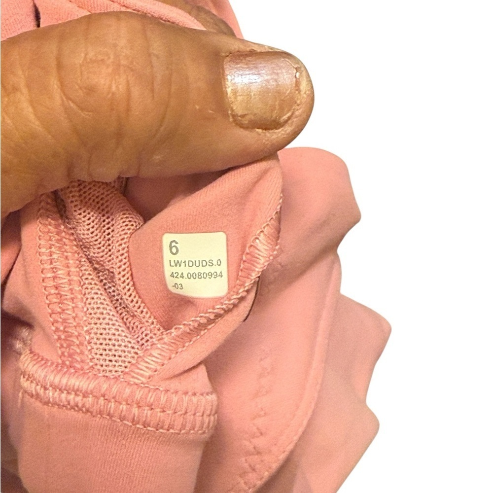 Lululemon Pink Athletic Tank Top with attached sport bra - Picture 6 of 8